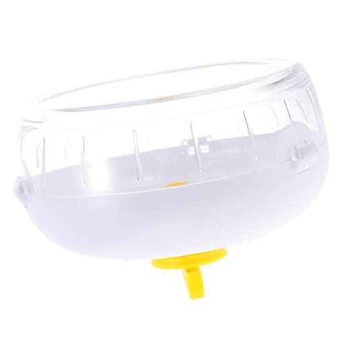 HEMOTON Leises Hamsterrad Transparent Laufrad für Meerschweinchen Chinchillas und Kleintiere Rutschfestes Hamster für Käfig Geräuscharme Kleintier Laufrolle Sicheres Haustierzubehör HEMOTON Leises Hamsterrad Transparent Laufrad für Meerschweinchen Chinchillas und Kleintiere Rutschfestes Hamster für Käfig Geräuscharme Kleintier Laufrolle Sicheres Haustierzubehör von HEMOTON