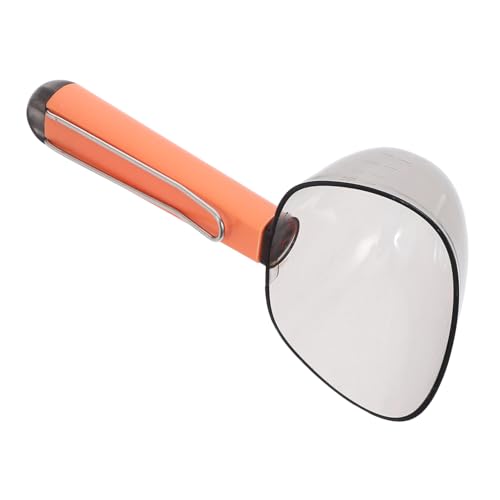 HEMOTON Löffel Für Tiernahrung Hund Scoop Katzenspatel Haustier Klein Messen Katzenstreuschaufel Aus Metall Katzensieb Schaufel Öffner Für Katzenfutter Futterlöffel Für Katzen Orange Abs von HEMOTON