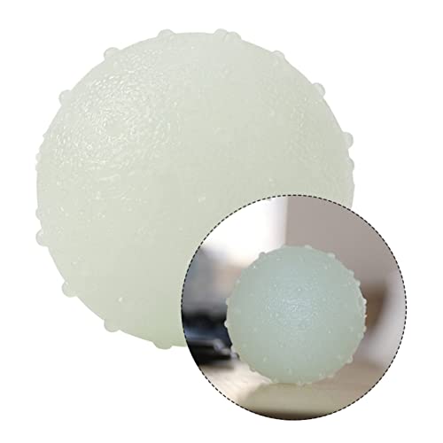HEMOTON Luminöser Elastischer TPR Hundespielzeug Ball Bissfestes Trainingsspielzeug Strapazierfähiger Apportierball für Welpen und Katzen Stressreduzierend Interaktives Haustierzubehör von HEMOTON