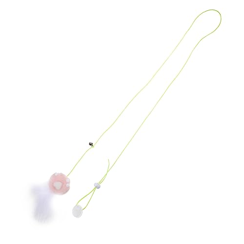 HEMOTON Lustiges Katzenspielzeug Kätzchenspielzeug Für Wohnungskatzen Katzenzauberstab Katzentür Drinnen Katzen-stäbchen Teaser Zauberstab Katzenspielzeug Plüsch von HEMOTON
