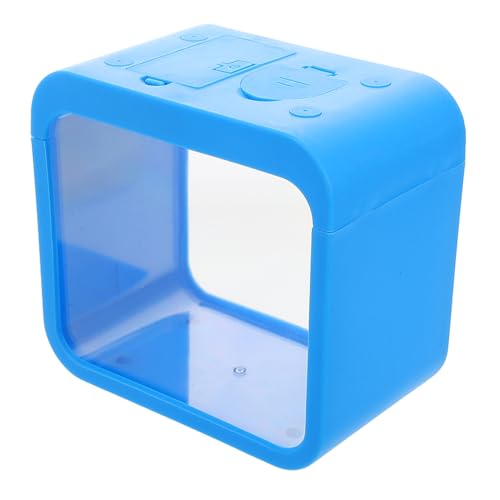 HEMOTON Mini Aquarium mit LED Licht Kompakter und Robuster Fischzuchtbehälter Tragbar für Kleine Zierfische und Quallen als Dekorativer Schreibtisch und Wohnraumtank von HEMOTON