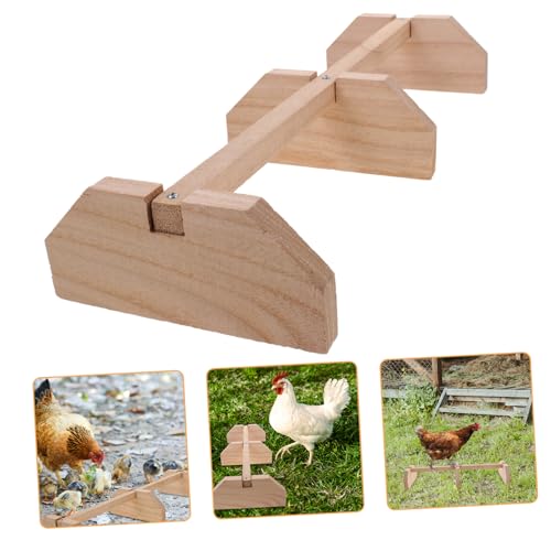 HEMOTON Natürliche Holz Hühnerstange mit Stabilem Stand Komfortable Sitzleiter für Küken und Kleine Vögel Sicherer Hühnerbarsch für Haustierstall und Freigehege für Farmhouse Chick Perch HEMOTON Natürliche Holz Hühnerstange mit Stabilem Stand Komfortable Sitzleiter für Küken und Kleine Vögel Sicherer Hühnerbarsch für Haustierstall und Freigehege für Farmhouse Chick Perch von HEMOTON