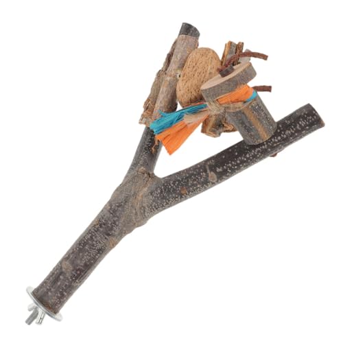 HEMOTON Natürlicher Vogelstand AST Sitzstange aus Robustem Holz Papagei Kauspielzeug zur Krallenpflege Fördert Balance und Koordination Geeignet für Wellensittiche und Kleine Vögel HEMOTON Natürlicher Vogelstand AST Sitzstange aus Robustem Holz Papagei Kauspielzeug zur Krallenpflege Fördert Balance und Koordination Geeignet für Wellensittiche und Kleine Vögel von HEMOTON