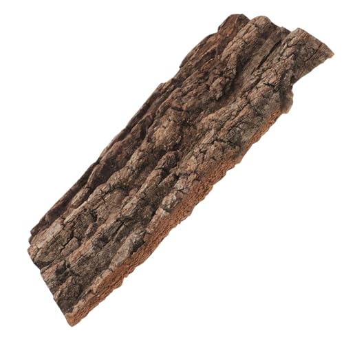 HEMOTON Natürliches Reptilien Terrarium Korkrinde Hintergrund Authentische Baumrinden Kletterfreundliche Wanddekoration Pflegeleichtes Zubehör für Gecko Chamäleon und Spinne von HEMOTON