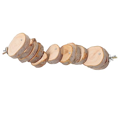 HEMOTON Papageienleiter aus Holz Bunte Kletterleiter für Hamster und Vögel Kauspielzeug Krallenpflege Spiel und Trainingsplattform für Kleine Haustiere HEMOTON Papageienleiter aus Holz Bunte Kletterleiter für Hamster und Vögel Kauspielzeug Krallenpflege Spiel und Trainingsplattform für Kleine Haustiere von HEMOTON