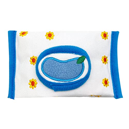 HEMOTON Papiertüumspielzeug ziehen für Hunde Plüsch Haustier Snuffle Toy Schnüffel-Futtermatte schnuppern anregend Pfoten hundespielzeug Welpen Schnüffelmatte Oxford-Stoff Weiß von HEMOTON