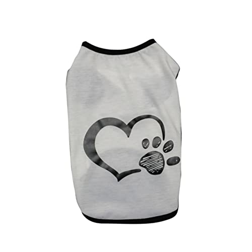 HEMOTON Party-Hundetuch hundepullover hundepulli Hundebekleidungsgeschäft Hundebekleidungsmarke hundeweste Weiß Kühlweste für Hunde klein Hund cool Hund Weste Stoff Haustier Sommerkostüm von HEMOTON