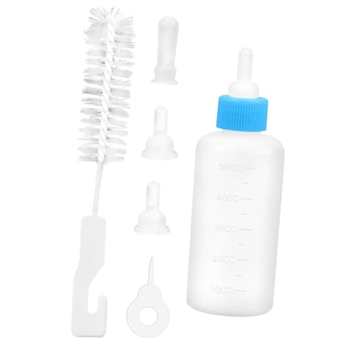 HEMOTON Pet-Flasche Welpen- -Feeder Pflegebedarf Für Hunde Welpenflaschen Zum Stillen Kätzchenflasche Haustier-silikonflasche Milchspender Für Katzen Blue Das Haustier von HEMOTON