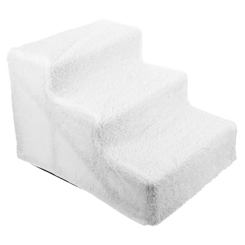 HEMOTON Pet Step Ladder für Hunde und Katzen Tragbare Haustiertreppe mit Abnehmbarem Bezug rutschfest für Sofa Bett und Autos Fördert und von HEMOTON