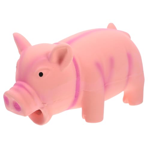 HEMOTON Pig Förmiges Kauspielzeug für Bissfestes und Unzerstörbares Latex für Aggressive für Kleine Squeaky Dog Chew Toy für Sicheres und Zahnpflege von HEMOTON