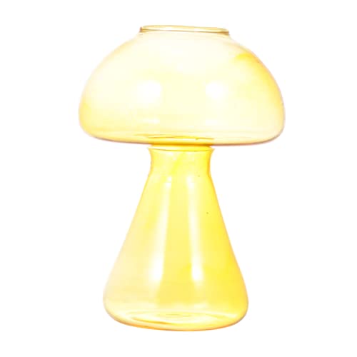 HEMOTON Pilzglasvase Transparent Blumenvase Dekoration Haushalt Glasblumenvase Home Flower Vase Crafts Home Vase Dekoration HEMOTON Pilzglasvase Transparent Blumenvase Dekoration Haushalt Glasblumenvase Home Flower Vase Crafts Home Vase Dekoration von HEMOTON