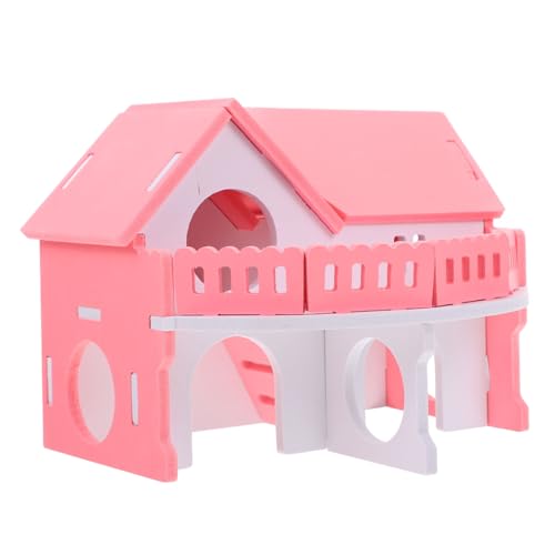 HEMOTON Plastik Hamsterhaus Rosa Langlebiges Kleintier Nest Sicherer Rückzugsort und Schlafplatz für Hamster und Zwerghamster als Versteck und Spielhaus im Käfig HEMOTON Plastik Hamsterhaus Rosa Langlebiges Kleintier Nest Sicherer Rückzugsort und Schlafplatz für Hamster und Zwerghamster als Versteck und Spielhaus im Käfig von HEMOTON