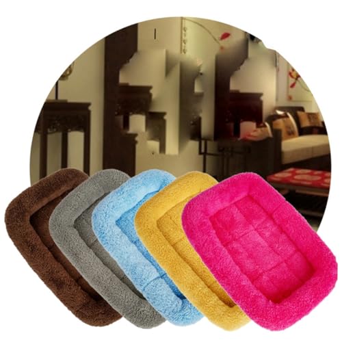 HEMOTON Plüschbett Für Haustiere Hundehausbett Für Katzen Und Welpen Waschbar Und Bequem Für Herbst Und Winter Sorgt Für Gemütlichkeit von HEMOTON