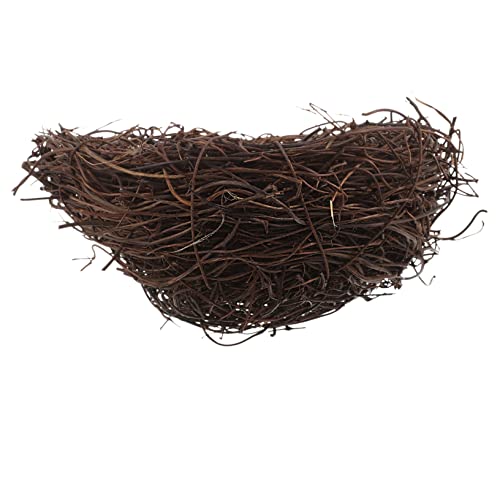 HEMOTON Rattan Vogelnest Vogelnesthaus Rattan Vogelhaus Künstliches Nest Ornament Vogelnest Ornament Rattan Nest Requisite Vogelnest Foto Requisite Ornamente Simulation HEMOTON Rattan Vogelnest Vogelnesthaus Rattan Vogelhaus Künstliches Nest Ornament Vogelnest Ornament Rattan Nest Requisite Vogelnest Foto Requisite Ornamente Simulation von HEMOTON
