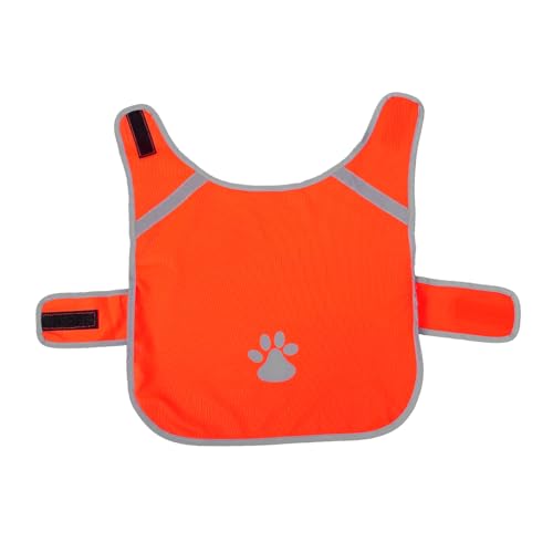HEMOTON Reflektierende Weste Für Haustiere Welpe Klein Reflektierende Westen Coole Hundejacke Reflektierend Für Hunde Hund Coole Weste Schutz Hunde-Outfit Polyester Orange HEMOTON Reflektierende Weste Für Haustiere Welpe Klein Reflektierende Westen Coole Hundejacke Reflektierend Für Hunde Hund Coole Weste Schutz Hunde-Outfit Polyester Orange von HEMOTON