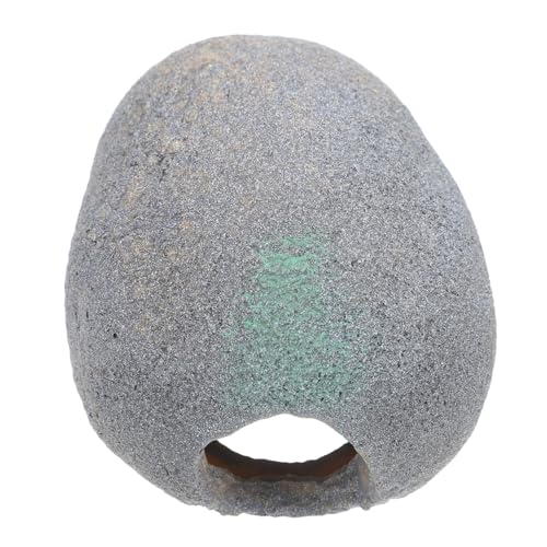HEMOTON Reptilien Verstecken Sich in Höhlen Fischbecken Versteck Fischversteck Versteck des Bartagamen Schildkrötenversteck Garnelenhöhle Accessoires Für Bartagamen Dark Grey Harz von HEMOTON