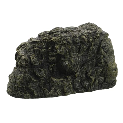 HEMOTON Reptilien Versteckhöhle aus Langlebigem Resin Vielseitige Basking Plattform und Aquarium Dekoration Geeignet für Garnelen Spinnen Schildkröten und Kleine Tiere im Terrarium von HEMOTON