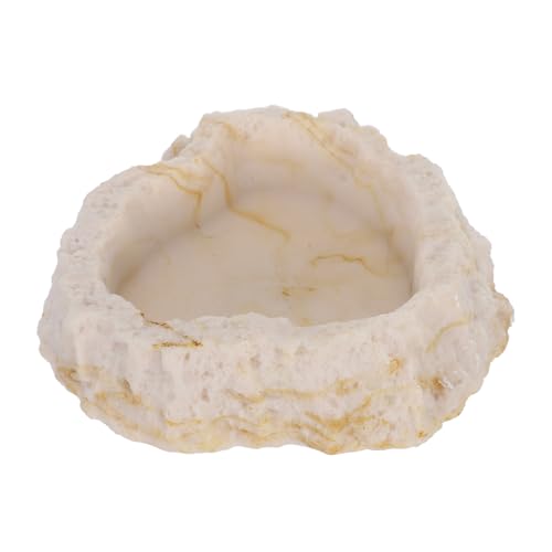 HEMOTON Reptilien Wassernapf aus Resin Futter und Trinkschale für Eidechsen Schildkröten Hornfrösche und Schlangen Natürlicher Felsen Look Sicher und Leicht für Zuhause und Unterwegs HEMOTON Reptilien Wassernapf aus Resin Futter und Trinkschale für Eidechsen Schildkröten Hornfrösche und Schlangen Natürlicher Felsen Look Sicher und Leicht für Zuhause und Unterwegs von HEMOTON