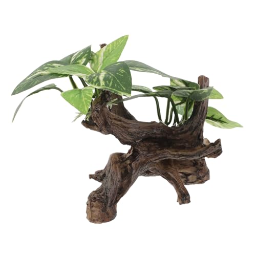 HEMOTON Resin Aquarium Driftwood Decoration mit Realistischem Unterschlupf-Design Langlebig und Einsetzbar für Süß Meerwasseraquarien Sowie Reptilien-terrarien Naturgetreue HEMOTON Resin Aquarium Driftwood Decoration mit Realistischem Unterschlupf-Design Langlebig und Einsetzbar für Süß Meerwasseraquarien Sowie Reptilien-terrarien Naturgetreue von HEMOTON