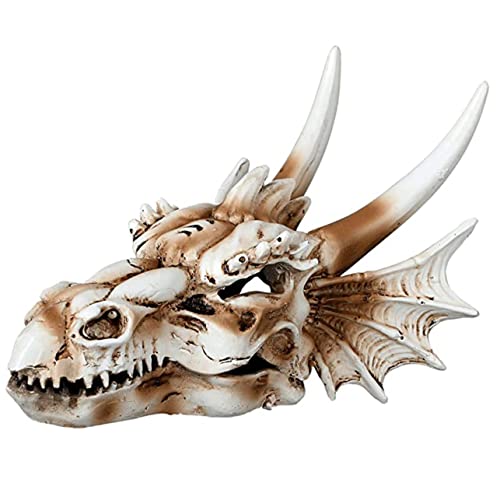 HEMOTON Resin Dinosaur Skull Dekoration Aquarium Versteck für Garnelen Fische Terrarium Umweltfreundliches Material Langlebig Mittlere für Aquariengestaltung HEMOTON Resin Dinosaur Skull Dekoration Aquarium Versteck für Garnelen Fische Terrarium Umweltfreundliches Material Langlebig Mittlere für Aquariengestaltung von HEMOTON