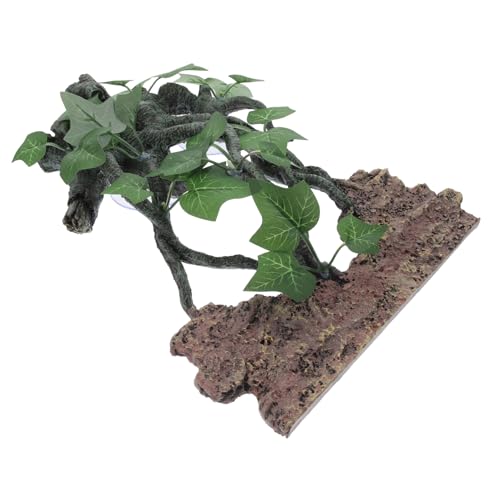 HEMOTON Resin Reptilien Zweig mit Saugnapf Kletterornament für Echsen Schlangen Lebensechte Terrarium Dekoration Natürlicher Kletterast für Bartagamen Geckos und Robust und Einfach zu HEMOTON Resin Reptilien Zweig mit Saugnapf Kletterornament für Echsen Schlangen Lebensechte Terrarium Dekoration Natürlicher Kletterast für Bartagamen Geckos und Robust und Einfach zu von HEMOTON