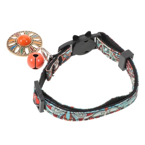 HEMOTON Retro Haustierhalsband Mit Glöckchen Verstellbares Kätzchen Und Welpenhalsband Für Haustier Partys Und Besondere Anlässe Persönlichkeit Und Stil HEMOTON Retro Haustierhalsband Mit Glöckchen Verstellbares Kätzchen Und Welpenhalsband Für Haustier Partys Und Besondere Anlässe Persönlichkeit Und Stil von HEMOTON