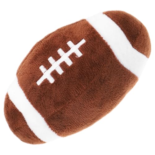 HEMOTON Rugby- für Haustiere Plüsch-Fußball-Hundespielzeug beissen Kauball für Hunde groß interessantes molares Hundespielzeug für den Haushalt Coffee HEMOTON Rugby- für Haustiere Plüsch-Fußball-Hundespielzeug beissen Kauball für Hunde groß interessantes molares Hundespielzeug für den Haushalt Coffee von HEMOTON