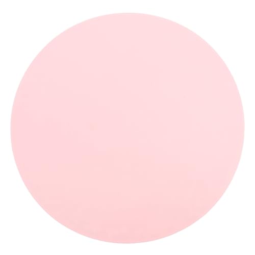 HEMOTON Runde Tierfuttermatte und Leckschutz für Hunde und Katzenfutter Isoliert und rutschfest von HEMOTON