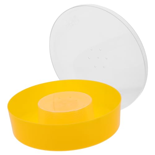 HEMOTON Runder Bienenwasser Feeder aus Langlebigem Bienentrinkschale mit Transparenter Abdeckung zur Sicheren Fütterung HEMOTON Runder Bienenwasser Feeder aus Langlebigem Bienentrinkschale mit Transparenter Abdeckung zur Sicheren Fütterung von HEMOTON