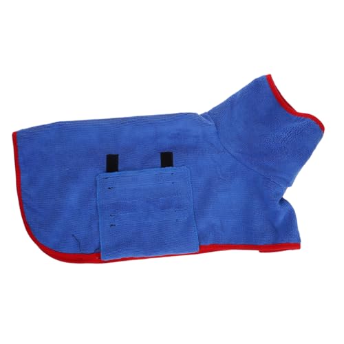 HEMOTON Bademantel Für Hunde Schnell Trocknendes Handtuch Für Haustiere Saugfähiger Mantel Für Große Und Kleine Hunde Multifunktionales Waschtuch Zum Baden Und Trocknen von HEMOTON
