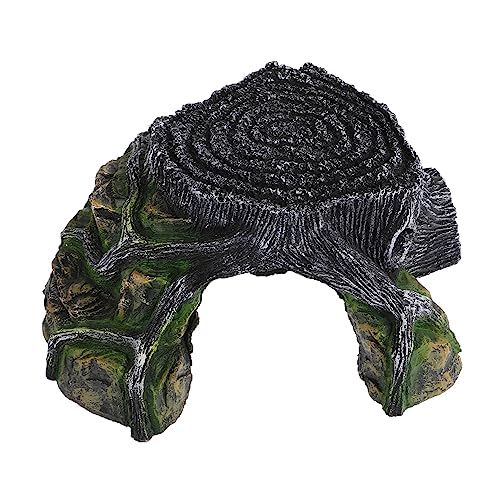 HEMOTON Schildkröten Plattform mit Rampe Dekorative Basking Fläche für Aquarien und Terrarien rutschfest und Verschleißfest für Sonnenbaden und Klettern von Reptilien von HEMOTON
