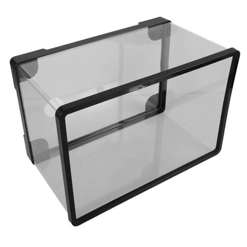 HEMOTON Schildkrötenbecken Aquarium Multifunktions-goldfischbecken Fischbecken Klein Fischversorgung Multifunktions-Betta-Tank Fischglas Betta-schüssel Kleiner Fischtank Transparent Acryl von HEMOTON