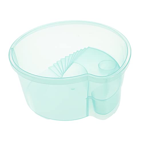 HEMOTON Schildkrötenbecken Klein Aquarium Fisch Reptil Turtle Panzerzubehör Zuchtbehälter Für Schildkröten Futtertank Für Schildkröten Panzer Für Schildkröten Green Plastik von HEMOTON