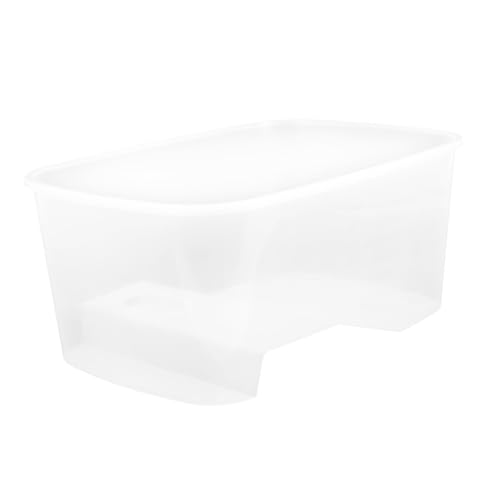 HEMOTON Schildkrötenbecken Schildkröten-Aquarium Turtle Panzerzubehör Schildkröten Lebensraum Panzerset Für Schildkröten Transparent Abs von HEMOTON