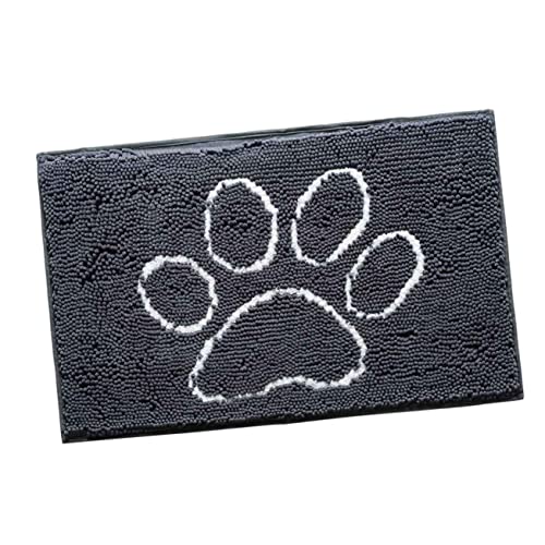 HEMOTON Schützende TPR Wassersaugende Matte für Haustiere Kuschelige Teppichunterlage für Hunde Katzen und Welpen Waschbar und rutschfest für Innenbereich HEMOTON Schützende TPR Wassersaugende Matte für Haustiere Kuschelige Teppichunterlage für Hunde Katzen und Welpen Waschbar und rutschfest für Innenbereich von HEMOTON