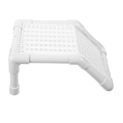 HEMOTON Schwimmende Insel -sonnentrocknungsplattform Kleines Schildkrötenbecken Schildkröten -sonnenbaden -plattform Schildkrötenterrasse Schildkrötenrampen Für Aquarien Abs Weiß von HEMOTON