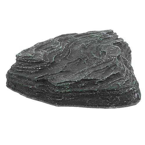 HEMOTON Schwimmende Steinornamente Für Lebende Schildkröten Dekoration Für Sonnende Reptilien Schildkröten Kunstmoosstein Aquarium Layout Requisite Künstliches Moos Dekorative von HEMOTON