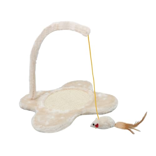 HEMOTON Sisal Kratzbaum Für Katzen Mit Hängendem Süßes Kratzbrett Für Kätzchen Und Katzen Für Indoor Aktivitäten Und Kratzspaß Und Langlebig HEMOTON Sisal Kratzbaum Für Katzen Mit Hängendem Süßes Kratzbrett Für Kätzchen Und Katzen Für Indoor Aktivitäten Und Kratzspaß Und Langlebig von HEMOTON