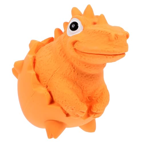 HEMOTON Squeaky Dog Toy aus Interaktives Eierschalen Form für Kleine Kauspielzeug zur Zahnpflege Vermeidung von Zerstörung von HEMOTON