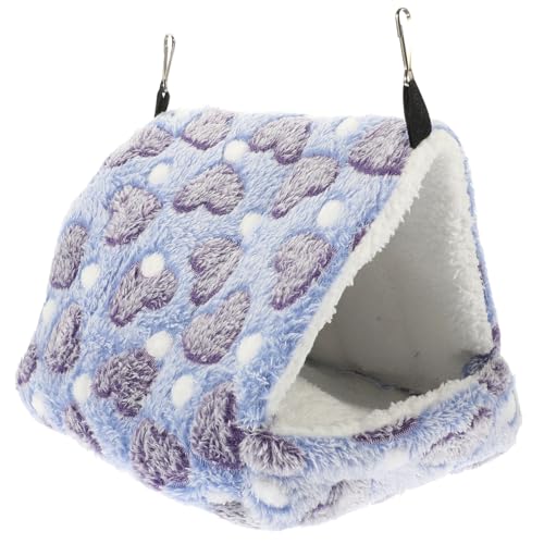 HEMOTON Squirrel Cotton Nest für Kleine Tiere Warmes Schlafhaus für Hamster Meerschweinchen und Chinchillas Gemütlicher Rückzugsort für Winter von HEMOTON