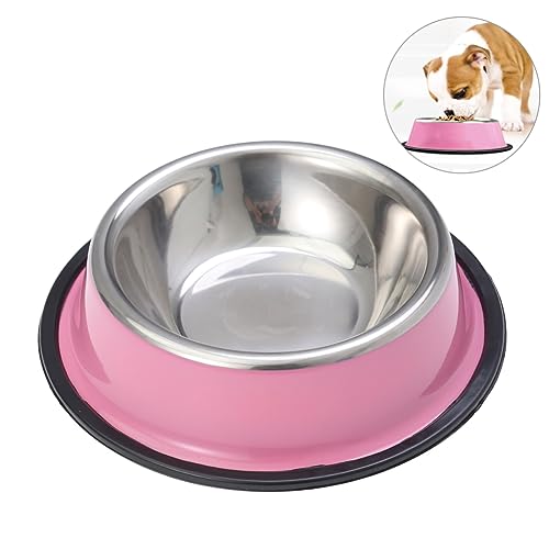 HEMOTON Stainless Steel Pet Bowl for Dogs and Cats Non Slip Design Diameter for Food and Water for Puppies and Kittens von HEMOTON