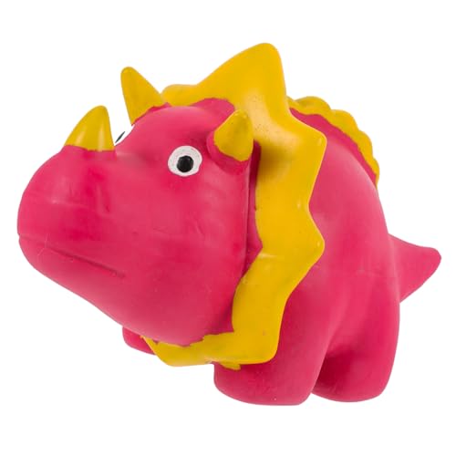 HEMOTON Süßes Dinosaurier Hundespielzeug aus Latex Interaktives Quietschspielzeug für Kleine Hunde Zahnfreundlich Beissfest und Leicht zu Reinigen gegen Langeweile Zahnpflege HEMOTON Süßes Dinosaurier Hundespielzeug aus Latex Interaktives Quietschspielzeug für Kleine Hunde Zahnfreundlich Beissfest und Leicht zu Reinigen gegen Langeweile Zahnpflege von HEMOTON
