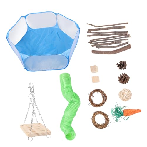 HEMOTON Teiliges Hamsterspielzeug Set aus Natürlichem Holz Sicherer Kauspielzeug für Meerschweinchen und Kaninchen Leichter Kleintier Spielplatz zur Beschäftigung und HEMOTON Teiliges Hamsterspielzeug Set aus Natürlichem Holz Sicherer Kauspielzeug für Meerschweinchen und Kaninchen Leichter Kleintier Spielplatz zur Beschäftigung und von HEMOTON