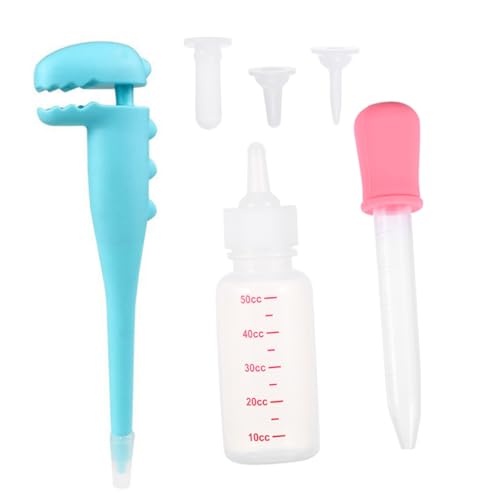 HEMOTON Teiliges Haustier Fütterungsflasche mit Ersatzsaugern Geeignet für Welpen Kätzchen und Kleine Tiere Praktische Milch und Medikamentenflasche für Einfache Pflege und Fütterung HEMOTON Teiliges Haustier Fütterungsflasche mit Ersatzsaugern Geeignet für Welpen Kätzchen und Kleine Tiere Praktische Milch und Medikamentenflasche für Einfache Pflege und Fütterung von HEMOTON