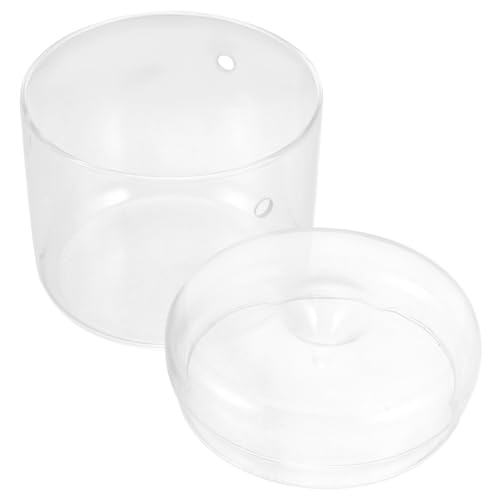 HEMOTON Terrarium für Moos Mikrolandschaftsflasche Glasflasche Pflanzenhalter für Home Office Vielseitig Einsetzbar Deko Objekt oder von HEMOTON