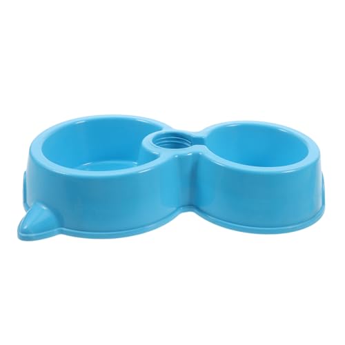 HEMOTON Tierfutter Futterautomat Für Haustiere Wasserkrug Für Hunde Katzennapf Wasserspender Für Hunde Katzenfutterautomat Wasserschale Leckerli-Spender Für Haustiere Hundewasser Abs Blue von HEMOTON