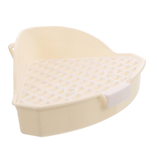 HEMOTON Toilette für Kleintiere Dreieckige Ecktoilette aus Langlebigem Kunststoff Abnehmbares für Einfache Auslaufsicheres Design HEMOTON Toilette für Kleintiere Dreieckige Ecktoilette aus Langlebigem Kunststoff Abnehmbares für Einfache Auslaufsicheres Design von HEMOTON