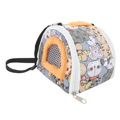 HEMOTON Tragbare Hamster Tragetasche für Reisen Haustier Transportbox für Hamster Leicht und Komfortabel für Ausflüge Wandern Shopping und HEMOTON Tragbare Hamster Tragetasche für Reisen Haustier Transportbox für Hamster Leicht und Komfortabel für Ausflüge Wandern Shopping und von HEMOTON