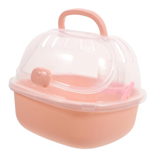 HEMOTON Tragbare Hamster Transportbox Transparenter Käfig für Kleintiere für Reisen und Ausflüge mit Sichtfenster und Stilvollem Design für Hamster Mäuse und Andere Kleine Haustiere HEMOTON Tragbare Hamster Transportbox Transparenter Käfig für Kleintiere für Reisen und Ausflüge mit Sichtfenster und Stilvollem Design für Hamster Mäuse und Andere Kleine Haustiere von HEMOTON