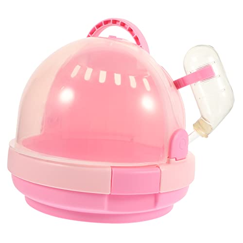 HEMOTON Tragbarer Hamsterträger für Kleine Haustiere Handheld Käfig für Outdoor Aktivitäten mit Praktischem Tragegriff Platzsparend Reinigen für Hamster und Kleine von HEMOTON